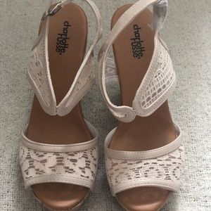 BRAND NEW Charlotte Russe Wedges